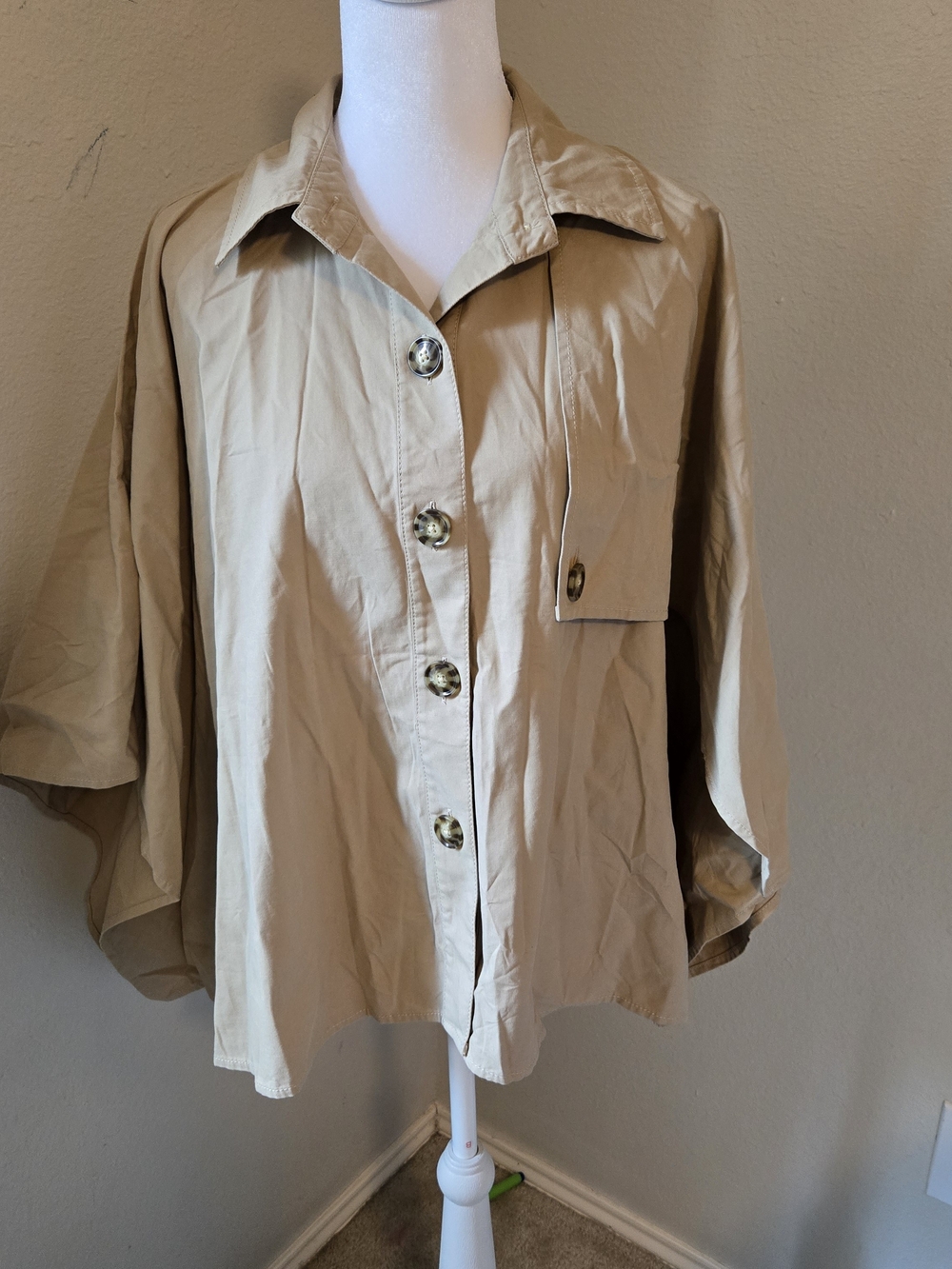 LOFT Trench Cape Jacket